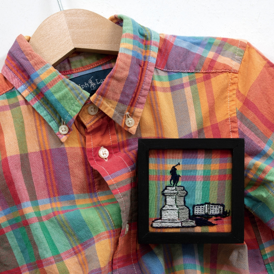 PLUS_Ralph Lauren_colorful madras check shirt