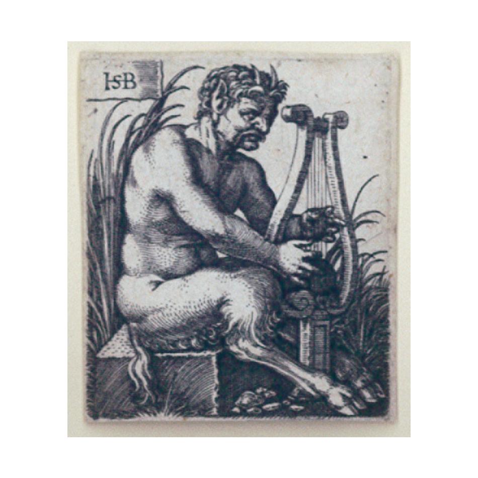 Satyr Playing Lyre & Satyr Playing Bagpipe