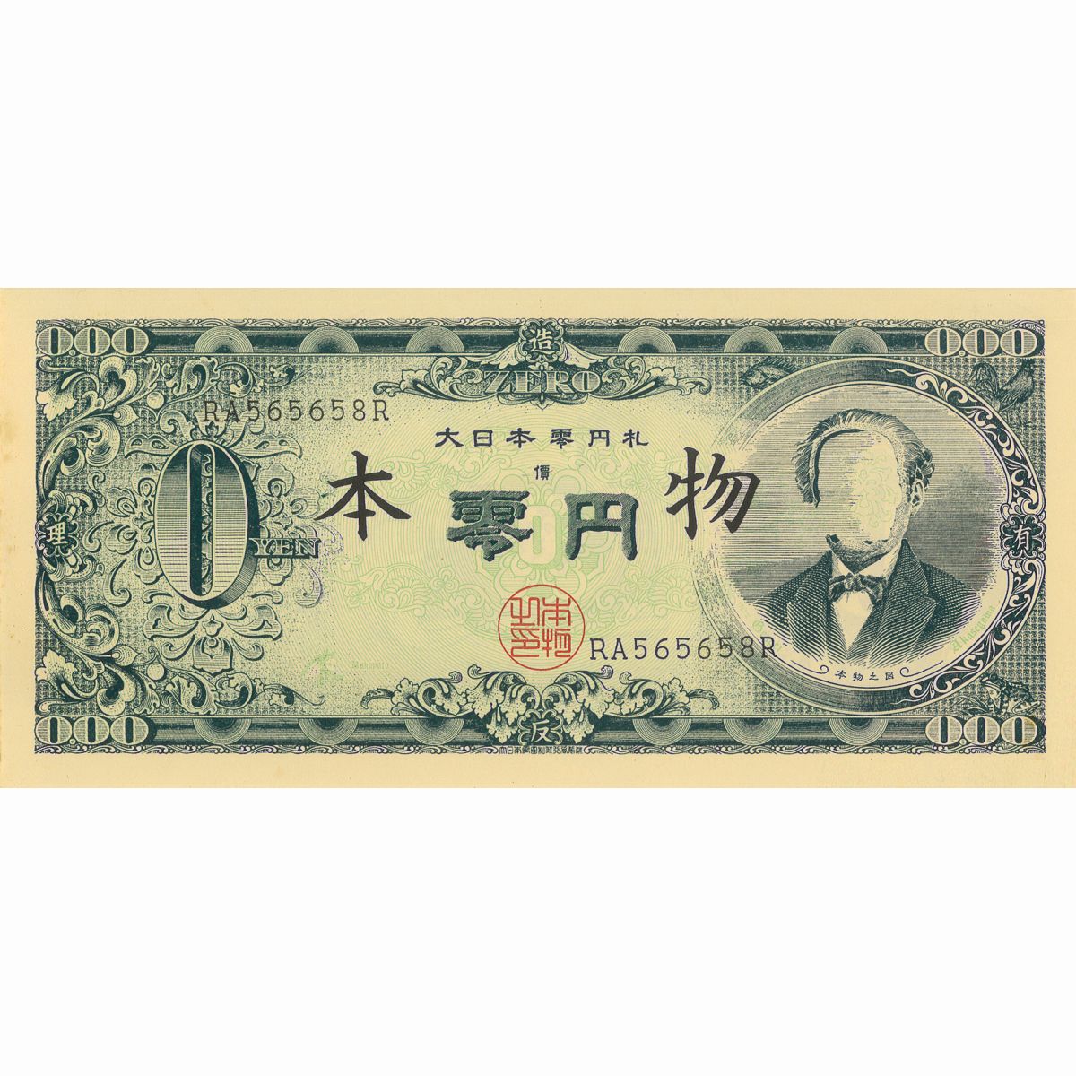 The Great Japanese Zero Yen Note