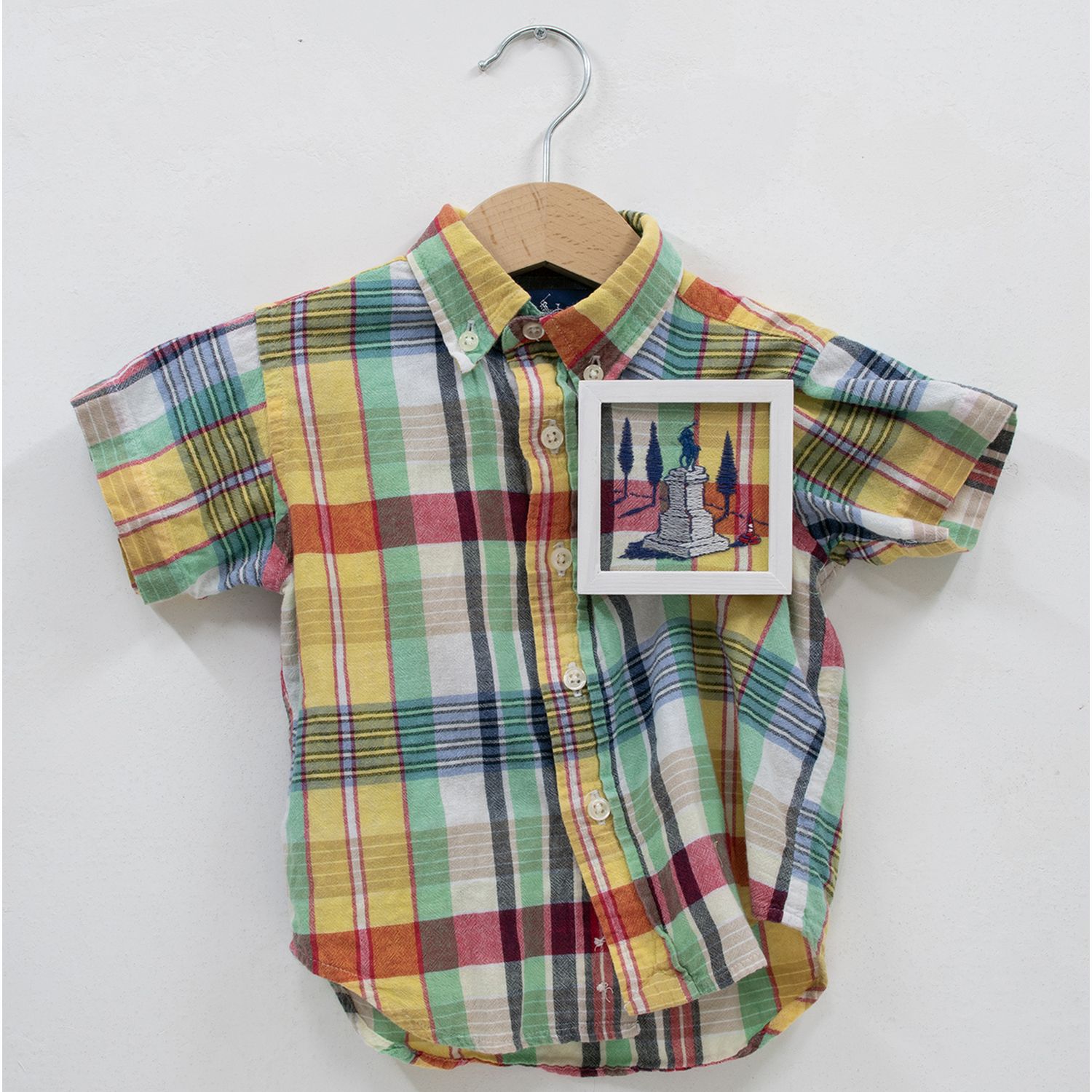 PLUS_Ralph Lauren_colorful over checked shirt 12M