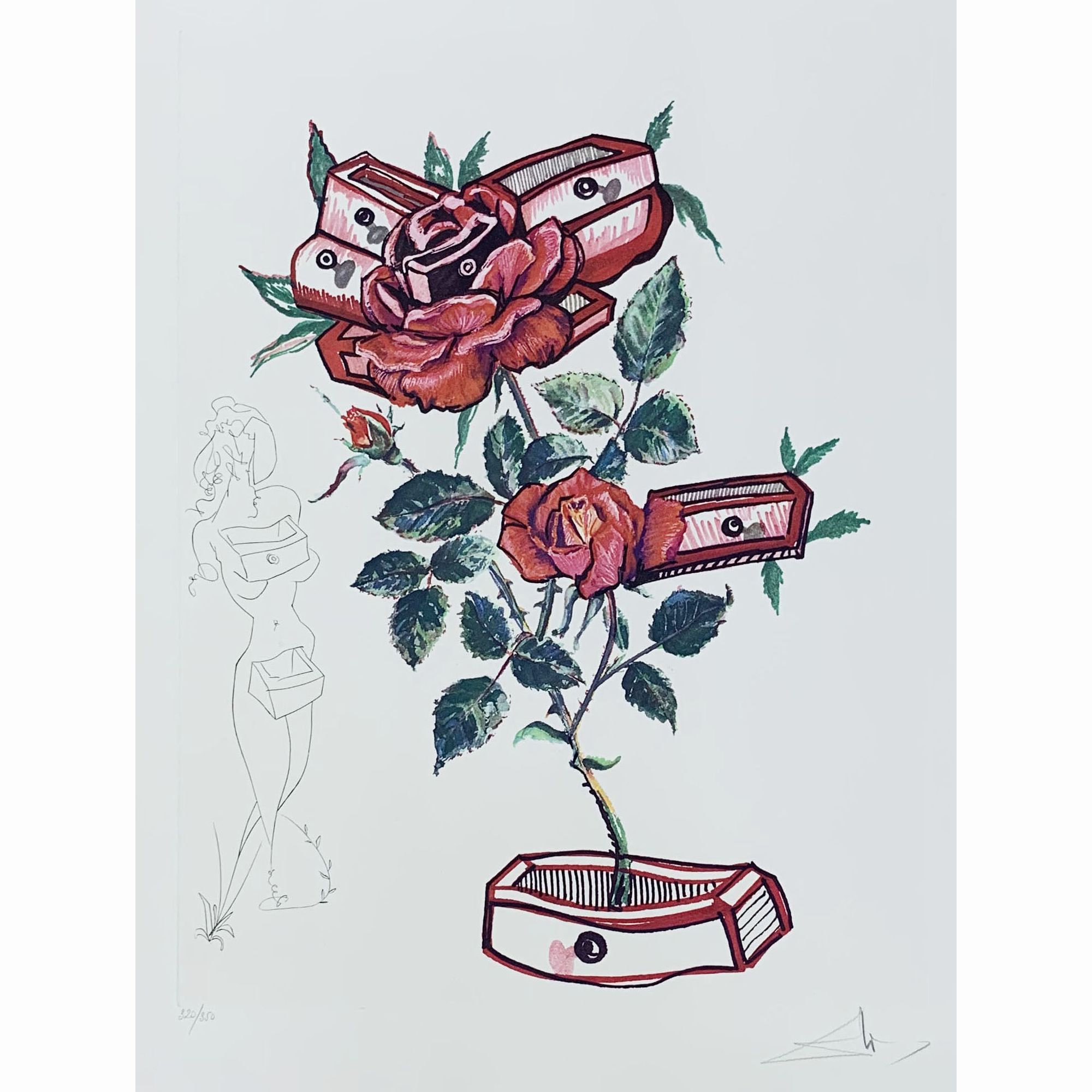 (from Surrealistic Flowers) Rose