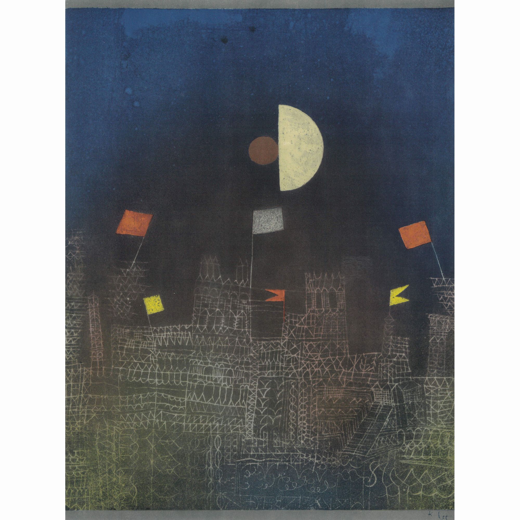 Beflaggte Stadt (Town Decked with Flags)