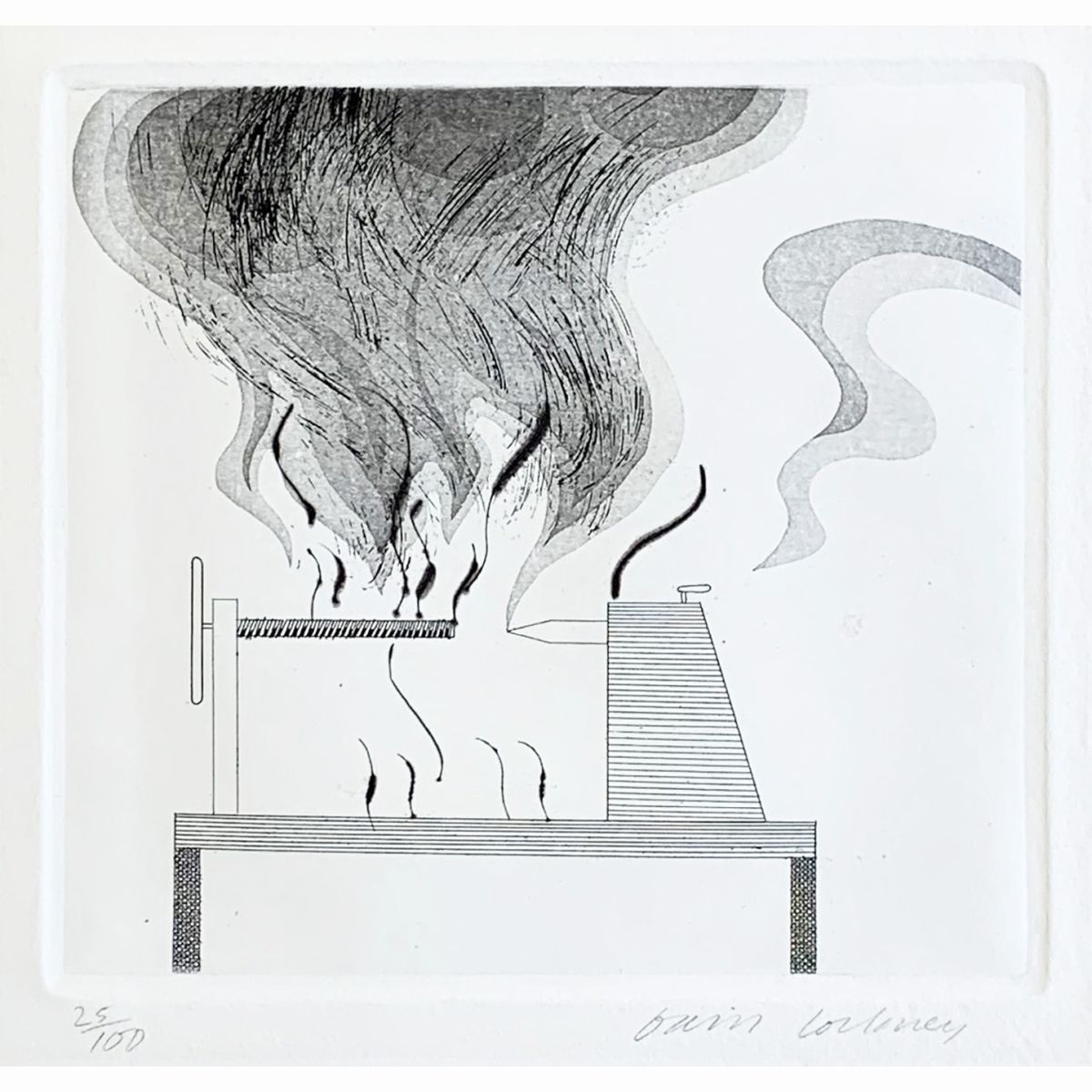 (Illustrations for Grimm’s Fairy Tales) The Lathe and the Fire
