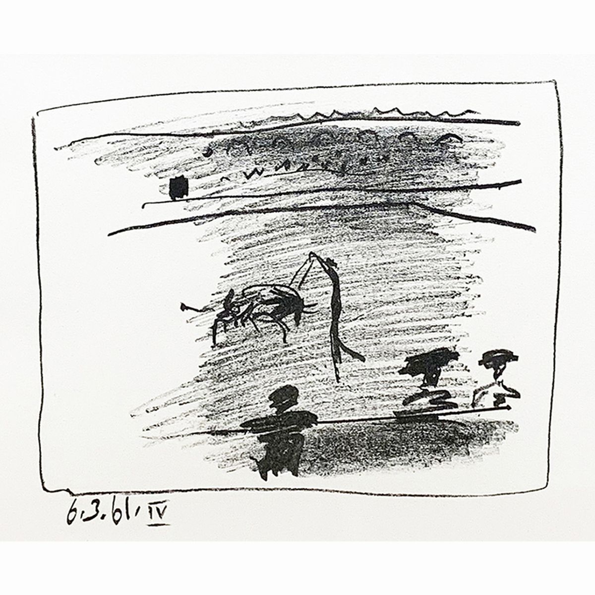 (A Los Toros avec PICASSO) Jeu de la Cape