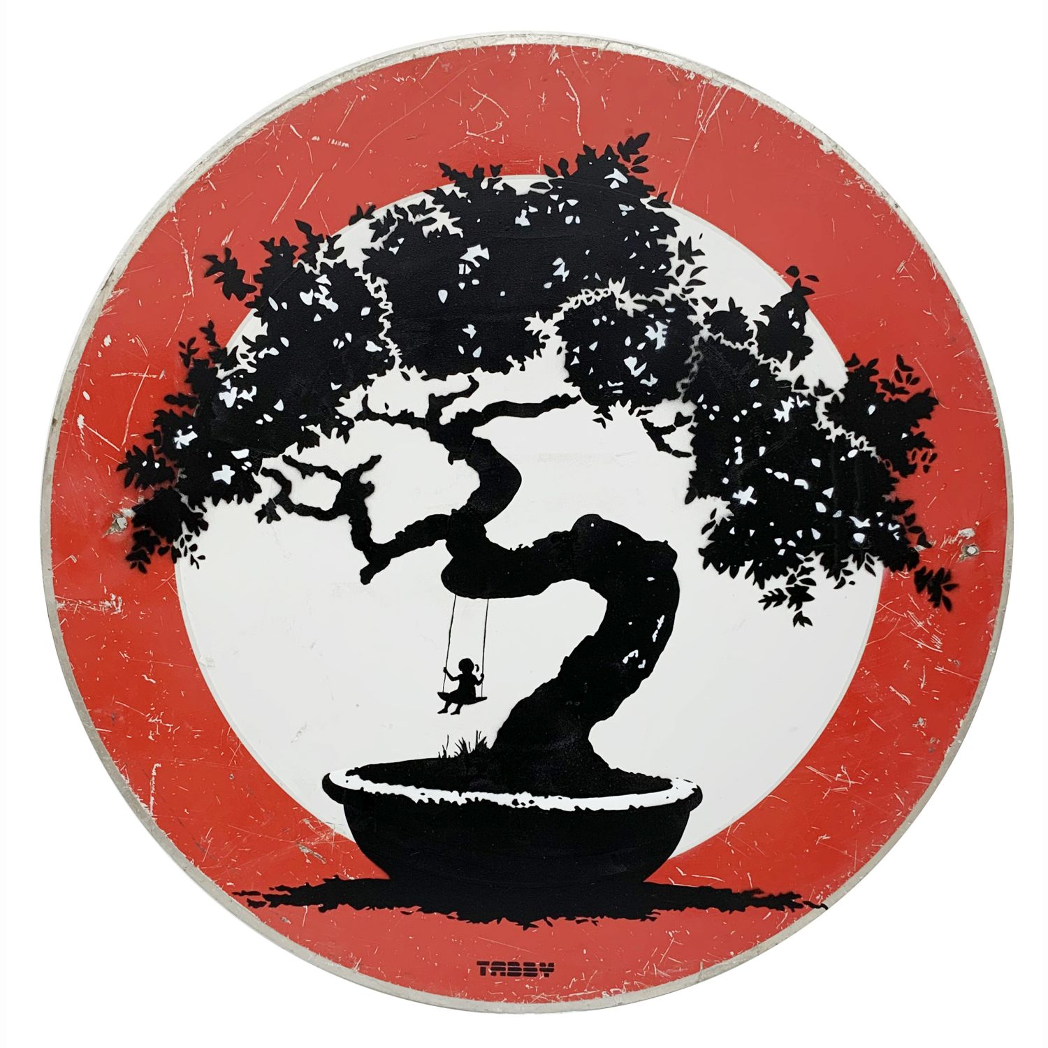 Bonsai swing(road sign)