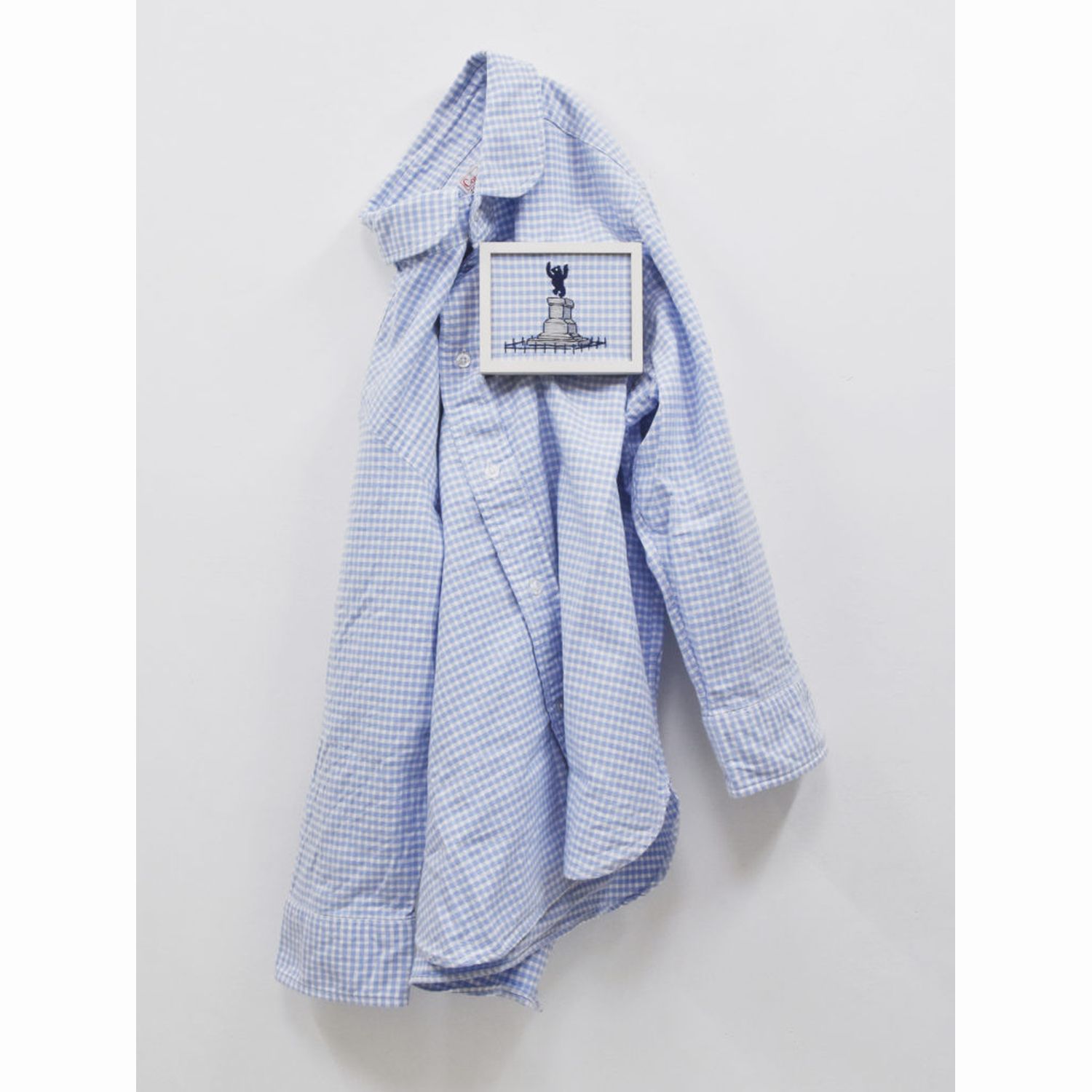 PLUS_coen_sky blue gingham check shirt