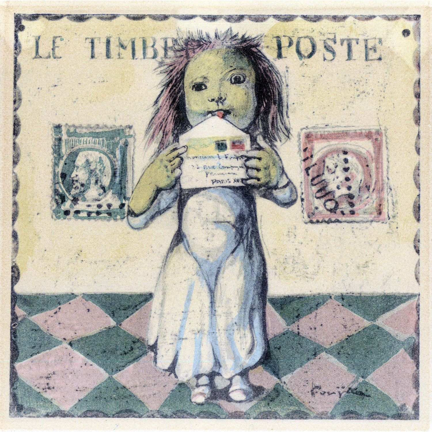 (from Les Mesangeres) Le Timbre Poste