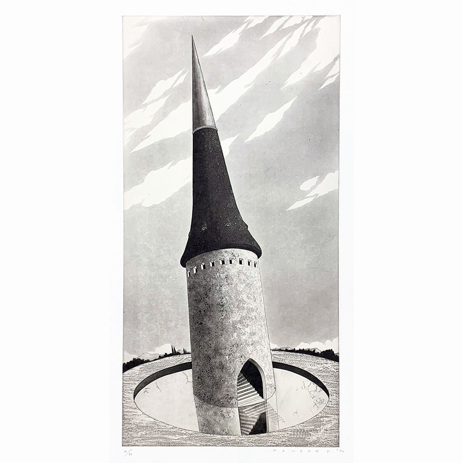 道しるべⅡー凍てつく朝