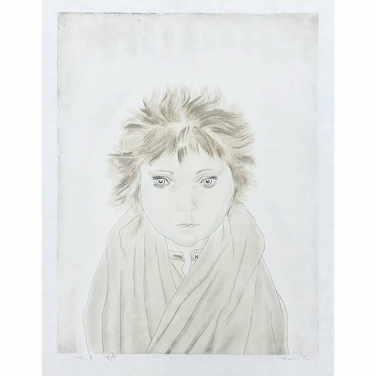 碧い眼をした赤毛の少女