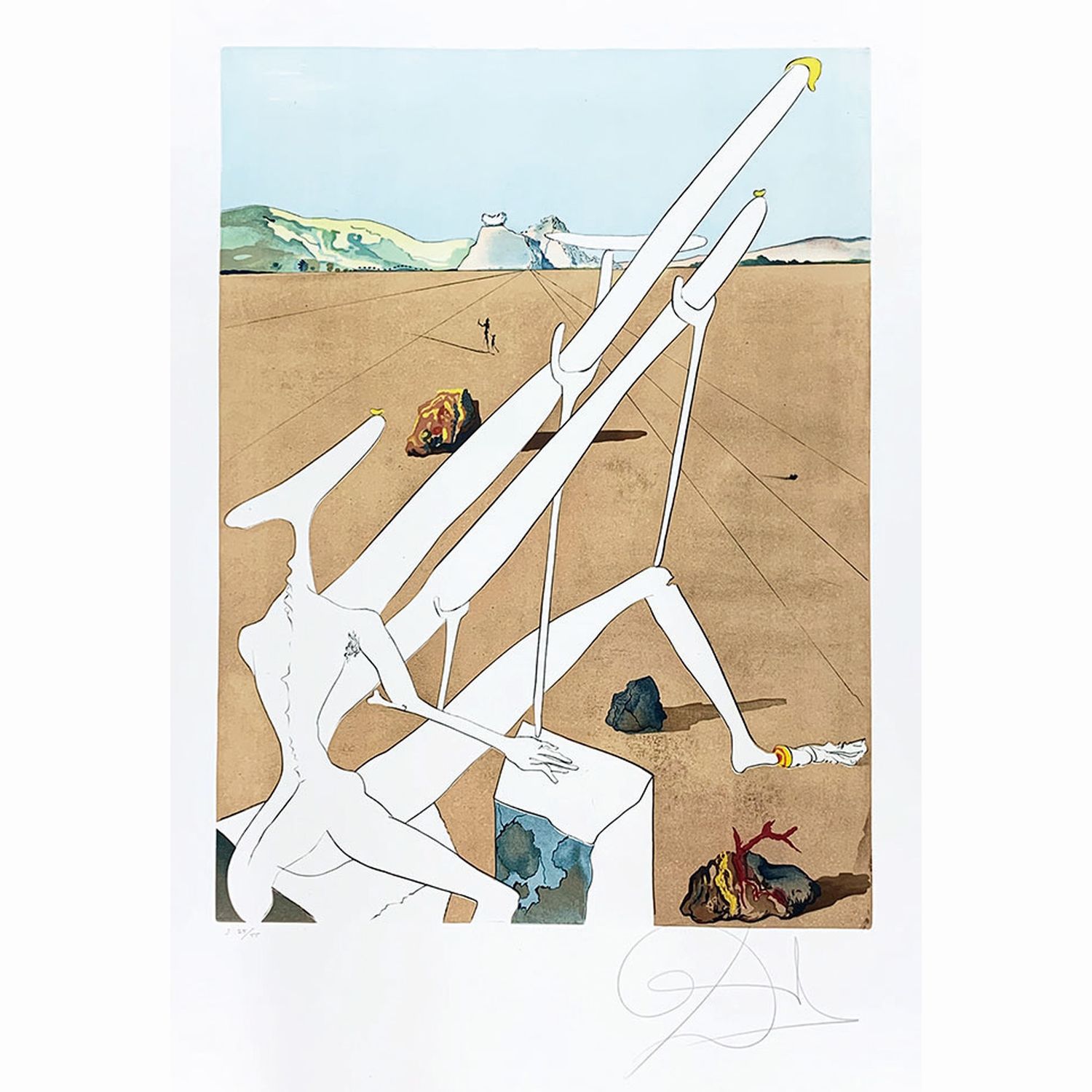 (宇宙の征服)双眼電子顕微鏡のダリ