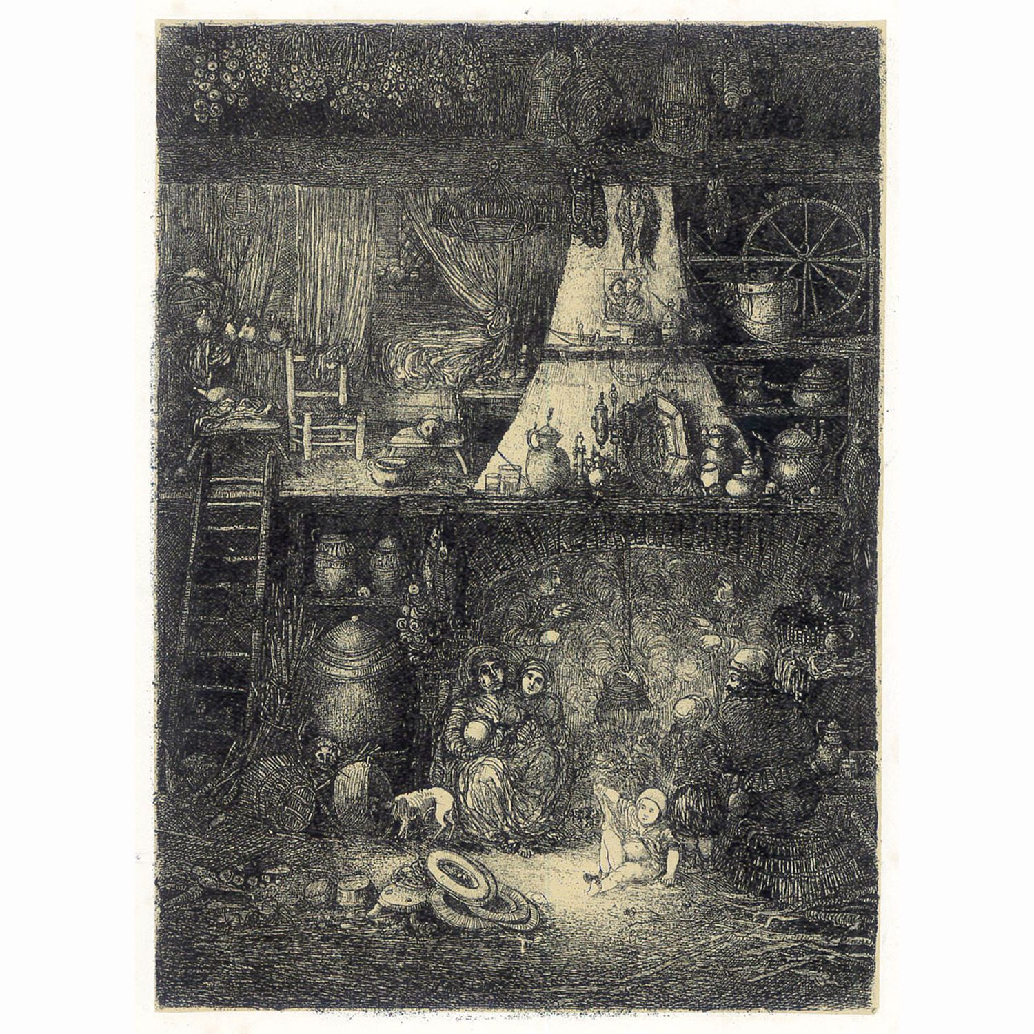 オートガロンヌ農家の室内